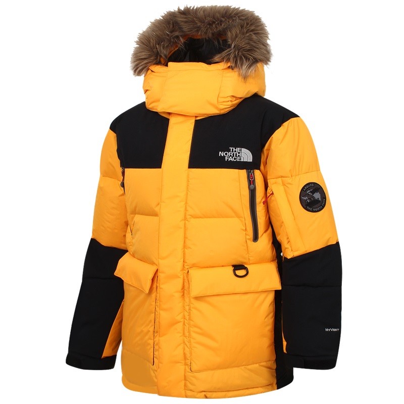 north face summit series yellow jacket